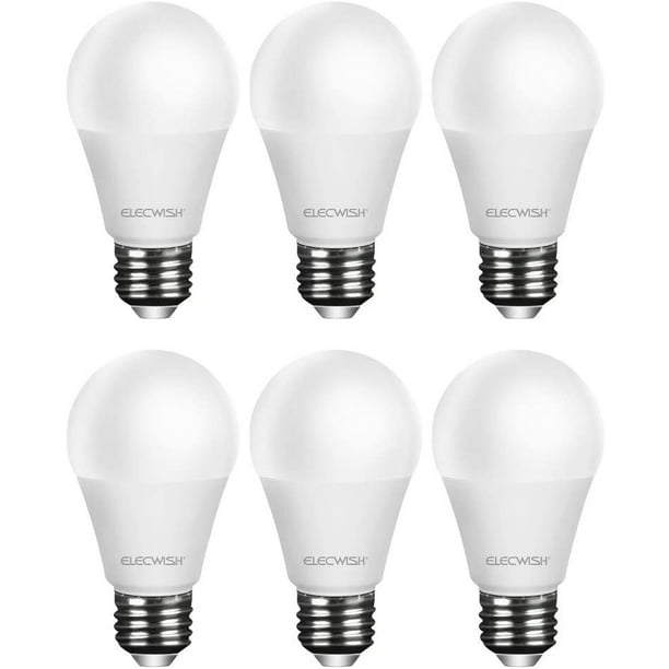 E26 Base Led Bulbs 25000 Hrs Lifespan Non-Dimmable Pack of 2 LED Edison Bulb ETL Listed 120V 2700K Warm White 800 Lumens 6 Watt Light Bulbs CRI 80+ 60W Equivalent LED Light Bulb 